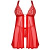 Súprava dámskej spodnej bielizne Obsessive babydoll + tangá Elianes XS/S
