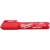 Milwaukee 4932471556 Značkovač INKZALL plochý hrot, červený - špička 6,2 mm (L) 4932471556