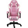 Herné kreslo Infini Core pink látka