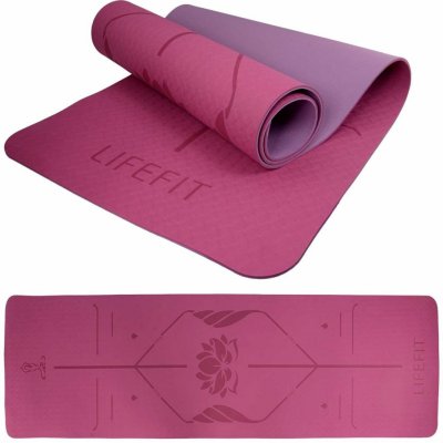 LIFEFIT YOGA MAT LOTOS DUO