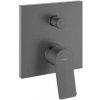 Hansgrohe Vivenis - Batéria pod omietku, na 2 spotrebiče, kefovaný čierny chróm - 75415340