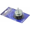GEKO G00624 Drôtená kefa na vŕtačku, draťák 65mm stopka 6mm
