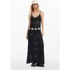 Dámské šaty DESIGUAL 25SWVF03 2000 VEST ESTOCOLMO 2000 BLACK velikost M