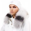 Sikora Kožušinový lem na kapucňu - golier líška bluefrost white LB 21/13 (66 cm)