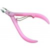 Manikúrové kozmetické kliešte na nechty ružové