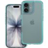 Puzdro gumené Apple iPhone 17 Matrix Clear tyrkysové