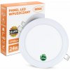 BERGE LED panel kruhový - 300x300x17mm vstavaný - 24W - 230V - 1900Lm - teplá biela