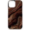 iDeal Fashion Case MagSafe iPhone 15 Dark Amber Marble