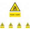 Walteco Pozor - vozíky 210x297mm, formát A4, samolepka Množstvo: 5 ks , 20038BP1