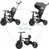 QPLAY Trojkolka Rito star Black, skladacia, vek 10-72 mesiacov