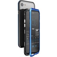 Púzdro Luphie Blade Magnet Hard Case Aluminium čierne/modré iPhone 7/8