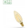SPECTRUM LED - ŽiarovkaRETROSHINE - 4,9W - 490lm - 300° - 230V - Teplá biela / 2400°K - COG C35 E-14
