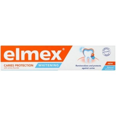 Elmex Caries Protection Whitening (3 x 75 ml) - Bieliaca zubná pasta