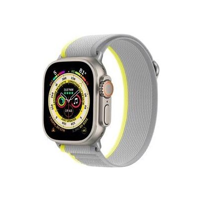 CubeNest Trail Loop na Apple Watch 42/44/45/Ultra 49 mm sivý/žltý B02N9L01