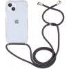 AppleKing transparentný kryt so šnúrkou pre iPhone 14 Plus - sivý - možnosť vrátiť tovar ZADARMO do 30tich dní