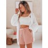 Dámske šortky HOT VIBE Dstreet SY0439 Farba: Ružová, Veľkosť: XL