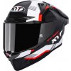 KYT prilba R1R - CARBON ZONE / Red (XS)