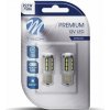M-Tech PREMIUM P21W BA15s 18 LED biele 2 ks LB355W
