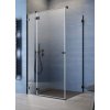 RADAWAY ESSENZA PRO BLACK KDJ 80cm ľavé dvere do kombinácie / sprchový kút rohový, profil čierny, sklo číre, 10097080-54-01L