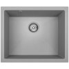 Laveo Ibiza, 1-komorový granitový drez 560x460x220 mm, šedá, LAV-SBI_510U