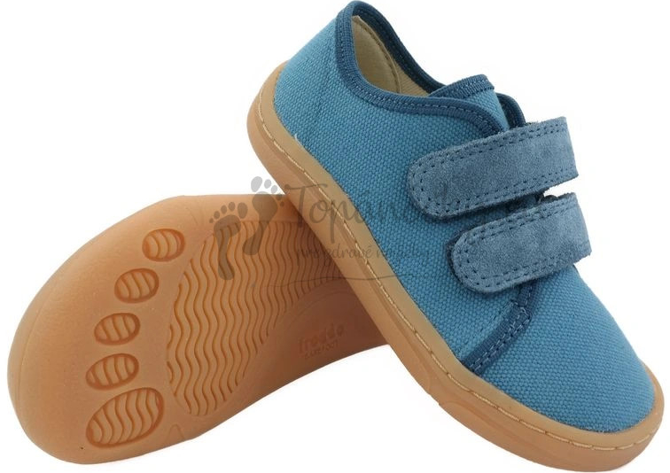 Froddo detské barefoot plátenky G1700379-10 denim