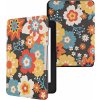 Puzdro KW Mobile - Vintage Flowers - KW2313644 - pre Amazon Kindle Paperwhite 1/2/3 - viacfarebné (KW Mobile obal na Amazon Kindle Paperwhite 1/2/3, flip, Vintage Flowers, viacfarebný, AutoSleep + zár