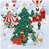 PAW SDL237700 Christmas Atmosphere, servítky 33x33cm, 3-vrstvové, vianočné (20ks)