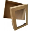 Krabica s okienkom 20x15x5cm 25 párov Hnedá