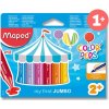 Voskovky Maped Wax JUMBO, 12 farieb