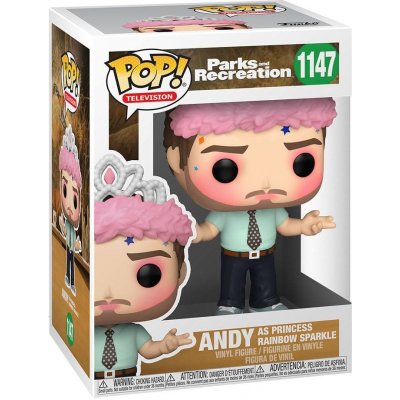Funko POP! Parks and Recreation Andy as Princess Rainbow Sparkle