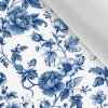 Takoy Látka gabardén light blue flowers-NS-16124