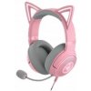 Káblové slúchadlá s mikrofónom Razer Kraken Kitty V2 Quartz Na uši