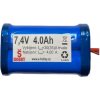 Akumulátor Š-hobby Li-Ion 4000mAh/7,4V 30A pre RC trucky (Bez konektora)