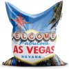 Sablio Sedací vak Welcome to Las Vegas - 200x140 cm