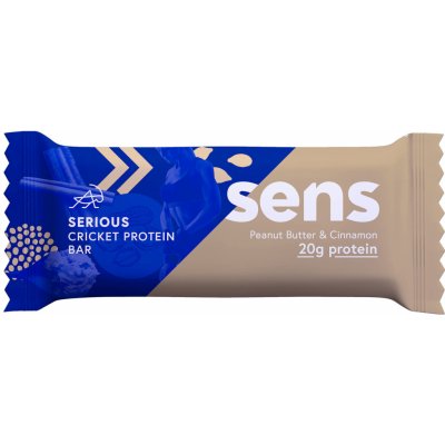 Sens Serious Protein tyčinka s cvrččím proteinem 60 g