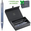 Parker IM Writing Rituals Blue pero CT BP darčeková kazeta s puzdrom Nerez