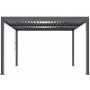 Bioklimatická pergola Rojaplast Intro Duo Plus voľne stojaci 4x4 m hliník