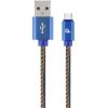 Gembird CC-USB2J-AMCM-2M-BL USB 2.0 AM na Type-C, (AM/CM), 2m, jeans