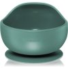 Petite&Mars Take&Match Silicone Bowl miska s prísavkou Misty Green 6 m+ 360 ml