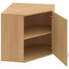 Rohová skriňa Strong, P, horná, 80x76,8x40 cm, dub/dub
