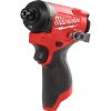 MILWAUKEE M12 FID2-0 (subkompaktný ¼″ Hex rázový uťahovák, FUEL systém)
