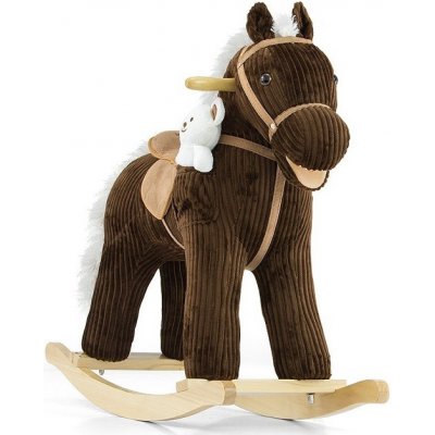 MILLY MALLY Hojdací koník Pony Bruno Hnedá