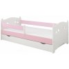 Detská posteľ Laura, so zásuvkou, ružová