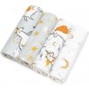 T-Tomi Cloth Diapers Unicorns látkové 76 x 76 4 ks