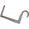 DRŽIAK UNIVERSAL KRATŠÍ 12CM TRUBKA HNEDÝ