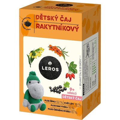 Leros Detský čaj Rakytníkový ovocný čaj 20x2 g