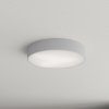 TEMAR LIGHTING Stropné svietidlo Cleo 400, sivá, senzor, IP54, Ø 40 cm, kov - CLEO 400 IP54 GREY MOTION SENSOR