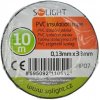 Solight izolační páska 38 mm x 0,13 mm x 10 m AP07 čierna