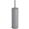 ZELLER WC Štetka kovová šedá 9,7x40cm