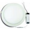LED panel 18W 1260lm 3000K nas. kruh biely DEL1333 deLux